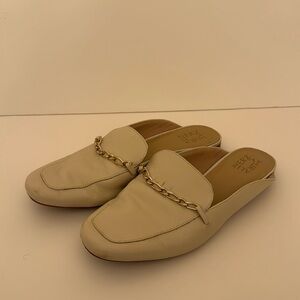 Cream Slip-on Loafers
